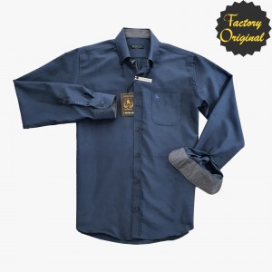 Camisa hombre modelo estandar azulon SYC Factory Original