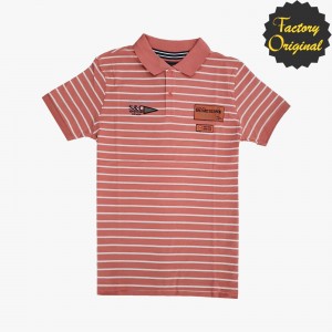 Polo fantasia modelo rayado rojo SYC FACTORY ORIGINAL
