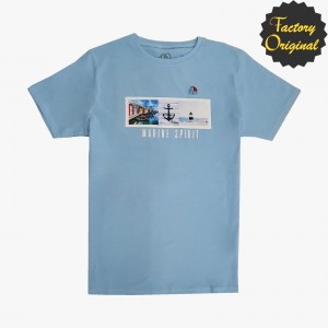 Camiseta Cartagena azul cian SYC Factory Original