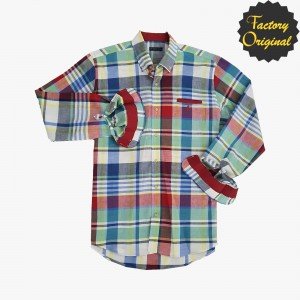 Camisa Hombre cuadros multicolor SYC FACTORY ORIGINAL