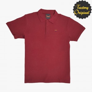 Polo basico modelo patriota granate SYC FACTORY ORIGINAL