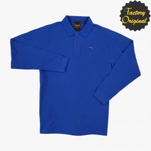 Polo manga larga patriota azul royal SYC Factory Original