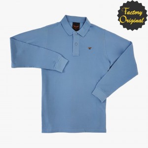 Polo manga larga patriota celeste SYC Factory Original