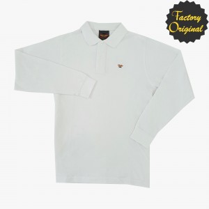 Polo manga larga patriota blanco SYC Factory Original