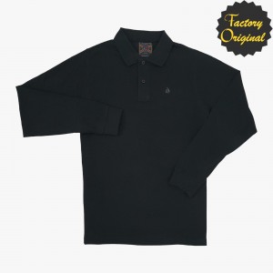 Polo manga larga barco negro SYC Factory Original