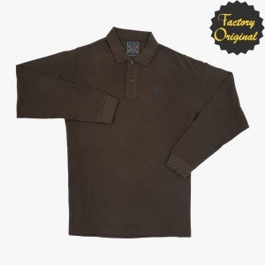 Polo manga larga barco marron SYC Factory Original