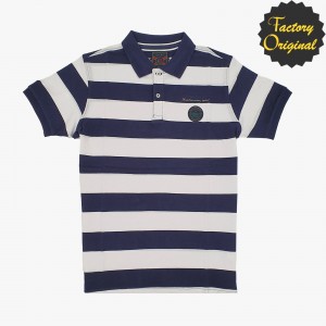 Polo fantasía modelo Rosso líneas marino SYC FACTORY ORIGINAL