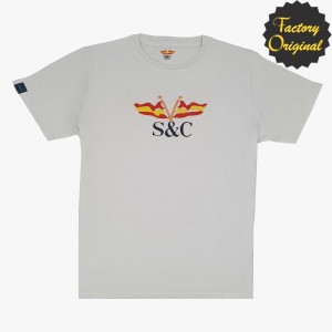 Camiseta fantasia modelo Patriota blanca SYC Factory Original