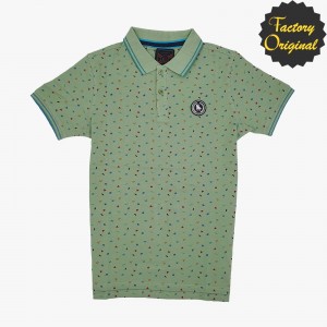 Polo fantasía modelo Anclas verde logo SYC FACTORY ORIGINAL