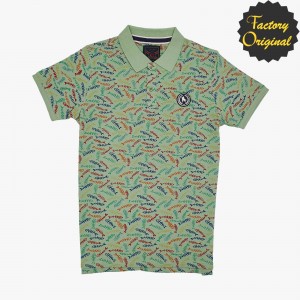 Polo fantasía modelo Peces verde logo SYC FACTORY ORIGINAL