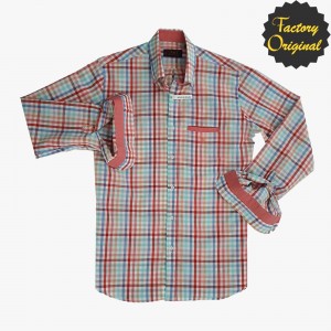 Camisa hombre barco modelo cuadro bicolor SYC FACTORY ORIGINAL