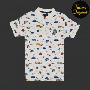 Polo fantasía modelo automóvil blanco SYC FACTORY ORIGINAL