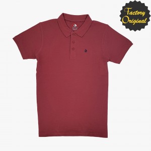 Polo Básico Barco Manga Corta granate SYC FACTORY ORIGINAL