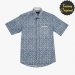 Camisa hombre barco manga corta modelo flowers azul SYC Factory Original