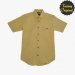 Camisa hombre manga corta tipo lino modelo Serenidad amarillo SYC Factory Original