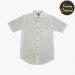 Camisa hombre manga corta tipo lino modelo Serenidad blanco SYC Factory Original