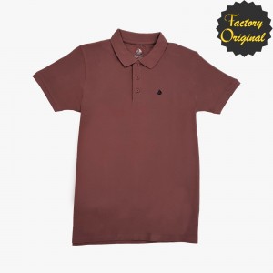 Polo Básico Barco Manga Corta cherry SYC FACTORY ORIGINAL