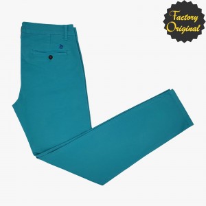 Pantalón largo chino barco verde turquesa SYC FACTORY ORIGINAL HOMBRE