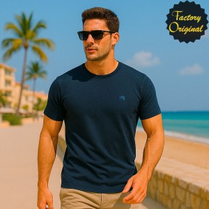 Camiseta básica Kamaleon marino SYC Factory Original