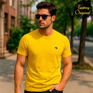 Camiseta básica Kamaleon amarillo SYC Factory Original