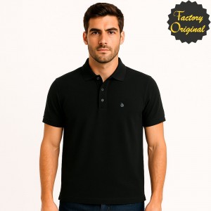 Polo nuevo Basico Manga Corta negro SYC FACTORY ORIGINAL
