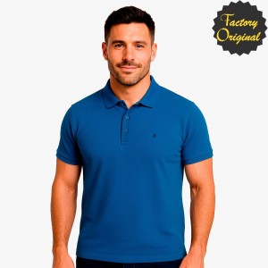 Polo nuevo Basico Manga Corta azul SYC FACTORY ORIGINAL