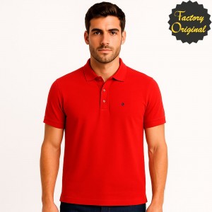 Polo nuevo Basico Manga Corta roja SYC FACTORY ORIGINAL