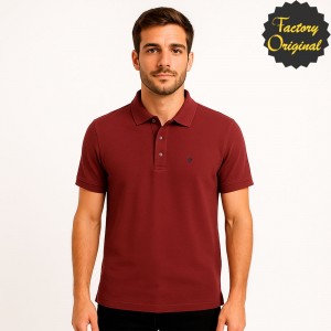 Polo nuevo Basico Manga Corta granate SYC FACTORY ORIGINAL