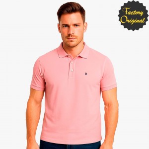 Polo nuevo Basico Manga Corta rosa SYC FACTORY ORIGINAL