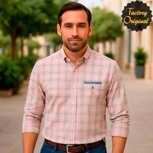 Camisa hombre barco modelo elemental verde SYC FACTORY ORIGINAL
