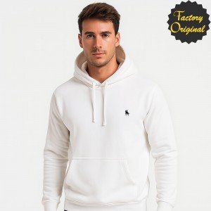 SUDADERA CON CAPUCHA BLANCA DE SYC FACTORY ORIGINAL