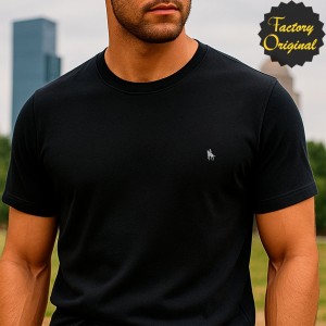Camiseta básica caballo negra SYC Factory Original