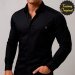 Camisa hombre barco negro modelo antonio SYC FACTORY ORIGINAL