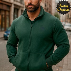 SUDADERA BARCO CON CREMALLERA VERDE DE SYC FACTORY ORIGINAL