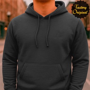 SUDADERA LOGO BARCO CON CAPUCHA GRIS OSCURO DE SYC FACTORY ORIGINAL