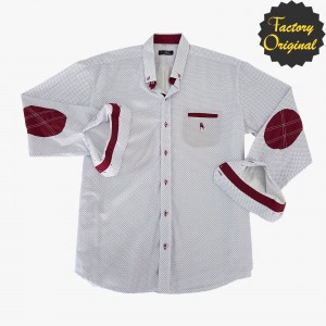 CAMISA BEST SELLER FANTASIA GRANATE SYC FACTORY ORIGINAL