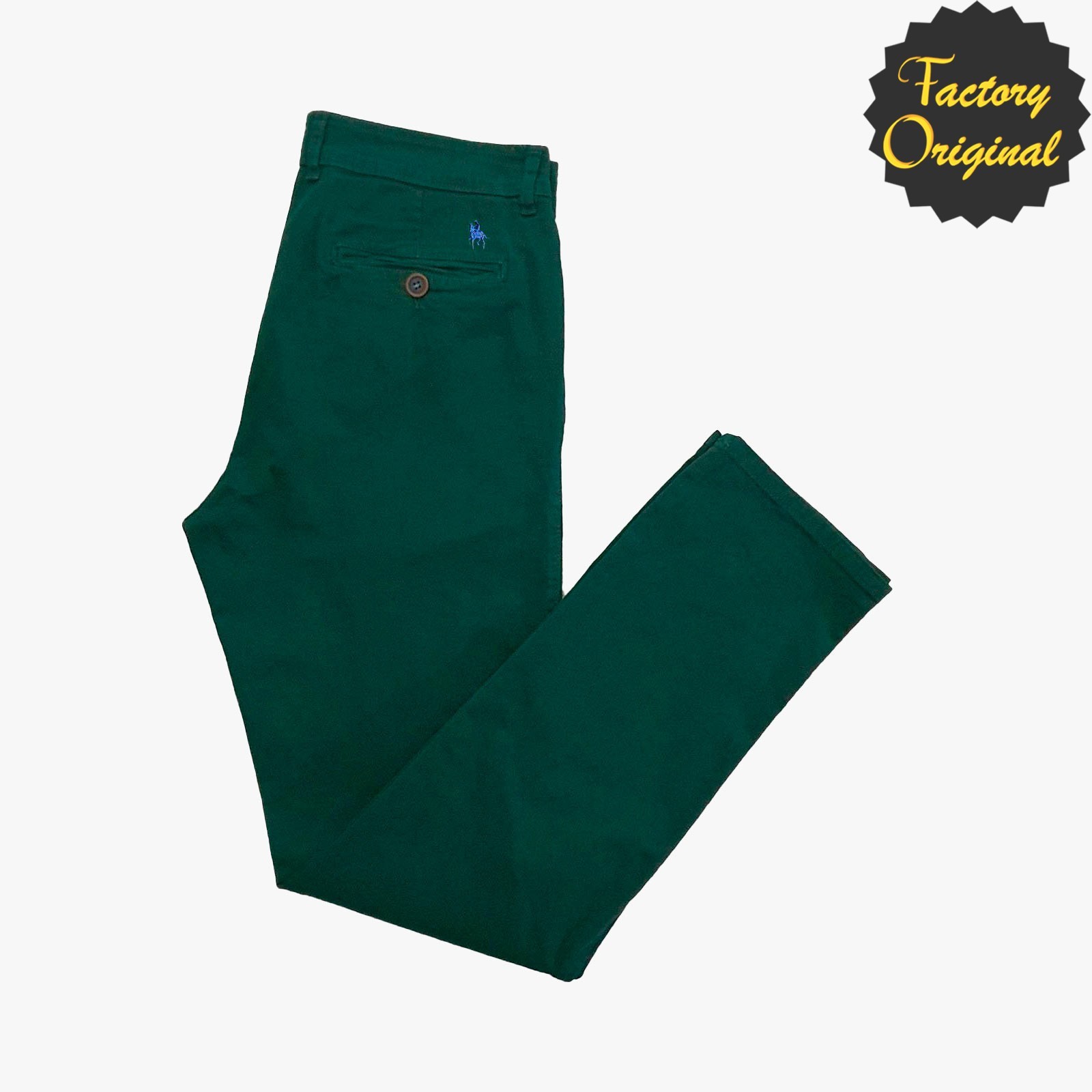 pantalon chino verde oliva