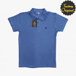 Polo manga corta azul estaño SYC FACTORY ORIGINAL